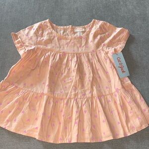 Cat & Jack Girl’s Short Sleeve Heart Top